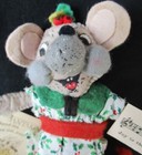 1982 Santakins MARIANNA MOUSE von „Polaris“ Bear Rennoc Corp. ~ Annalee-Stil