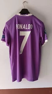 Vintage Real Madrid - 7 Cristiano Ronaldo- 2017 UCL Final Cardiff CR7-Football - Imagen 1 de 11