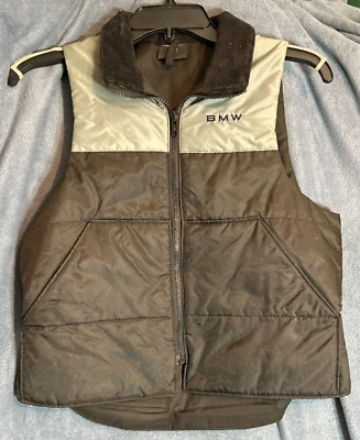BMW Heated Vest size XS Motorcycle Gray Insulated Nylon Full Zip - Изображение 1 из 4