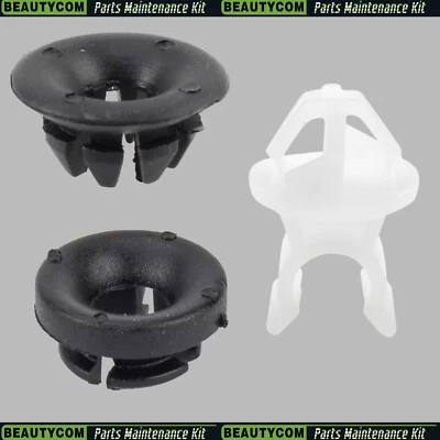 Clip de soporte de varilla de apoyo para capó de coche 3 piezas para Honda Pilot Ridgeline plástico Foto 1 de 4