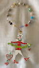 Crafted Metal & Beads MY CAT is no ANGEL White Fashion Cat CHRISTMAS Ornament
