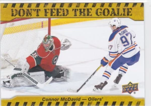 16/17 UD..CONNOR McDAVID..DON'T FEED THE GOALIE..CARD # DFG-CM..OILERS - Picture 1 of 1