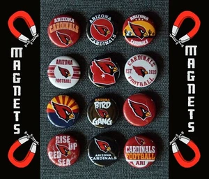 Arizona Cardinals - 1 1/2" Inch Magnet Set (Set of 12) - Picture 1 of 2