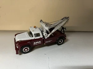 1958 GMC Tow Truck "GMC" 1/34 Or 7 Inches Long By ready made White Burgundy Colo - Picture 1 of 17