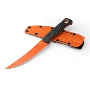 Benchmade 15500OR-2 Meatcrafter Fixed Blade, Carbon Fibre - Picture 1 of 6