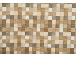 Donghia Woven Squares Upholstery Fabric- Grandstand / Beige 0.80 yd 10364-008 - Picture 1 of 2
