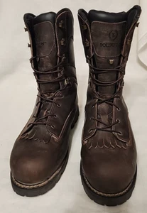 BOLDERTON LOWA OUTLANDS 10IN MEN'S US 14 EE BROWN HIKING BOOTS 707005 - Picture 1 of 6