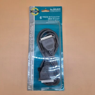 Belkin 6 ft RS232 Conductor DB25 cable - Image 1 of 4