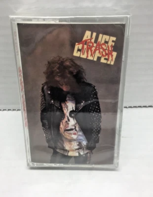 Alice Cooper Trash Cassette - NEW Sealed 1989 - Classic Rock Metal - Image 1 of 4