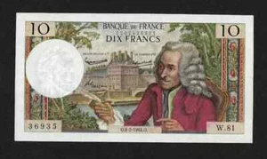 FRANCIA 10 FRANCHI 6-2-1964 P-147a XF++/AUNC GRADO RARO! - Foto 1 di 3