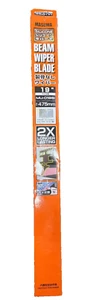 New 19" Inch Masuma Silicone Beam Wiper Blades Replacement MU-019Si Windshield - Bild 1 von 4