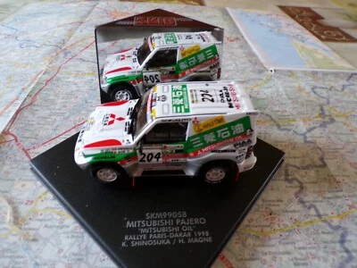 MITSUBISHI Pajero n°204 Paris Dakar 1998 Shinozuka SKID VITESSE 1/43 en boite - Photo 1/2