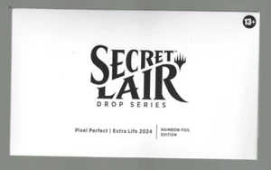 MTG Secret Lair Pixel Perfect Extra Life 2024 [SEALED RAINBOW FOIL] Magic - Picture 1 of 2