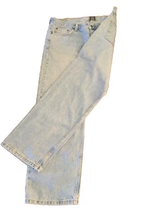 Mens FADED GLORY Light Blue Denim Jeans 36”W 10”L 100% Cotton T7273 - Picture 1 of 5