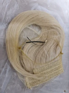 Blonde REAL REMY human hair extension on hidden wire 20 inches long. 160% volume - Picture 1 of 5