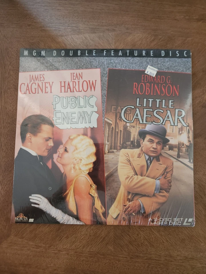 Public Enemy & Little Caesar 2ld James Cagney Jean Harlow Edward G Robinson