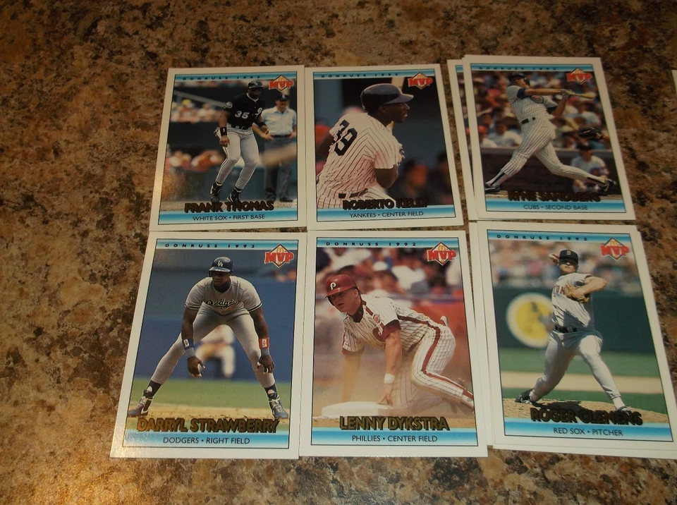 1992 Donruss Baseball  McDonald's MVP # 8 LENNY DYKSTRA - Image 1 of 1