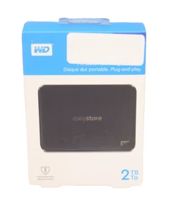 Western Digital Easystore 2TB, External (WDBAJN0020BBKWESN) Hard Drive - NEW! - Afbeelding 1 van 12
