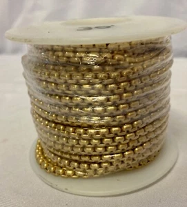 30 Fuß Venezianische Kette - Matt Gold CH-120-MG - Schmuckherstellung Kette - Bild 1 von 3