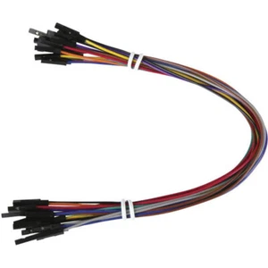 Joy-it RB-CB3-025 Jumper Cables: 25cm Multicolor Cables, 20 Wire Female-Female - Picture 1 of 1