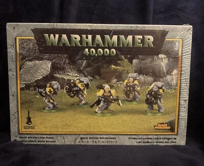 Vintage - Warhammer 40K - Space Wolves Long Fangs - **New In Box** - Image 1 of 4