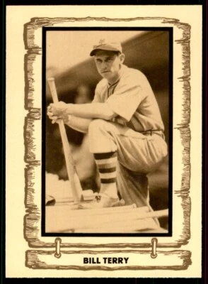 1980 CRAMER BASEBALL LEGENDS SERIES 1 #9 BILL TERRY NEW YORK GIANTS - Image 1 of 2