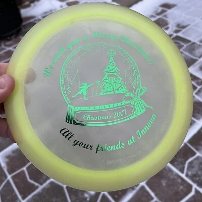 INNOVA 2007 Christmas Dealer Only Glow Champion Plastic Orc Disc Golf Driver! - Image 1 of 4