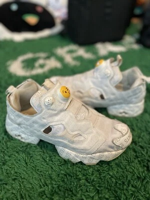 Reebok Instapump Fury Vetements Emoji White 2017 Size 7.5 Authentic - Image 1 of 4
