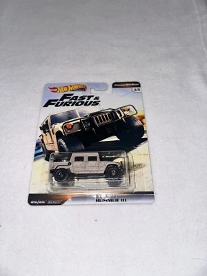 Hot Wheels Fast and Furious Premium Hummer H1 Furious Off-Road Series 5/5 New - Image 1 of 2