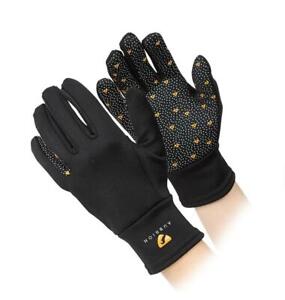 Shires Aubrion Patterson Winter Gloves in Black - Ladies