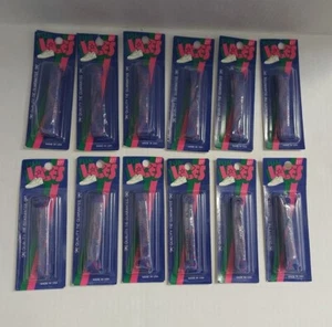 Menge 12 Vintage "Fun Laces" Schnürsenkel 27" Navy Multicolor - Made in USA - Bild 1 von 4