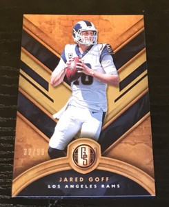 2019 Panini Gold Standard Jared Goff /99 - RAMS / LIONS