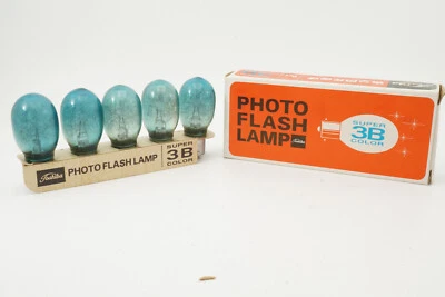 [NOS] Bombillas Flash Toshiba Vintage CLASE M SUPER 3B Color de Japón #B101 Foto 1 de 4