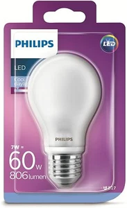 Philips LED Glühbirne 60 W kühles Tageslicht [Energieklasse A + ++ 2er Pack - Bild 1 von 3