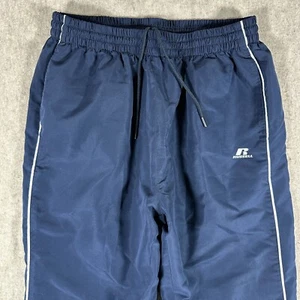 Vintage Y2K Russell Athletic Track Pants Baggy Lined Navy Men’s Size XL Waist 32 - Picture 1 of 13