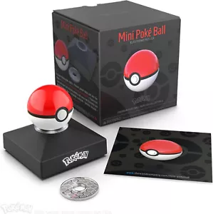 The Wand Company Mini Poké Ball Authentic - Poke Ball Die-Cast Ball with Stand - Picture 1 of 5
