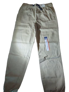 Arizona Flex Jogger Boys Size Medium 10/12 Khaki Pants-Brand New-SHIPS N 24 HOUR - Picture 1 of 8