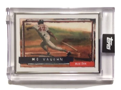 2021 Topps x Spotlight 70 Mo Vaughn #51 19/25 Artist Proof Red Sox - Image 1 of 3