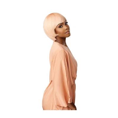 Peluca de cabello humano 100 % con flequillo colección Empire Bob Sensationnel - corte de hongo Foto 1 de 4