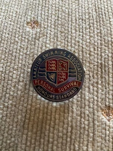 Amateur Swimming Association Personal Survival Honours Standard Badge - Picture 1 of 4