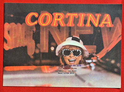 1966-67 FORD CORTINA Mk2 Sales Brochure - GT Super Deluxe Estates - MINT! - Image 1 of 4