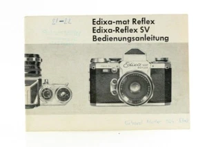 Bedienungsanleitung Edixa-mat Reflex Edixa-Reflex SV Anleitung - Bild 1 von 1