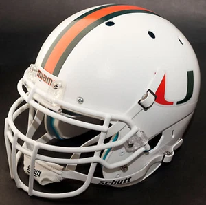 MIAMI HURRICANES Football Helmet - Picture 1 of 4