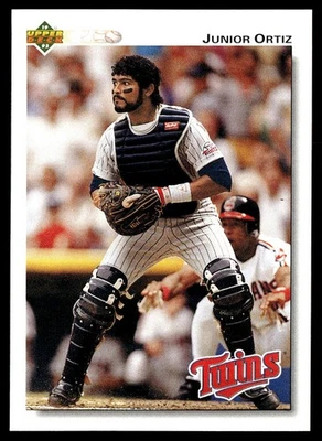 1992 Upper Deck Junior Ortiz Minnesota Twins #109 - Image 1 of 2