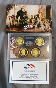 2007 United States Mint Presidential $1 Coin Proof Set - Picture 1 of 1