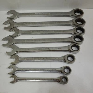 Gearwrench 8 Piece Ratcheting Combination Wrench Set SAE(1"-3/4) (5/8-7/16) READ - Picture 1 of 9