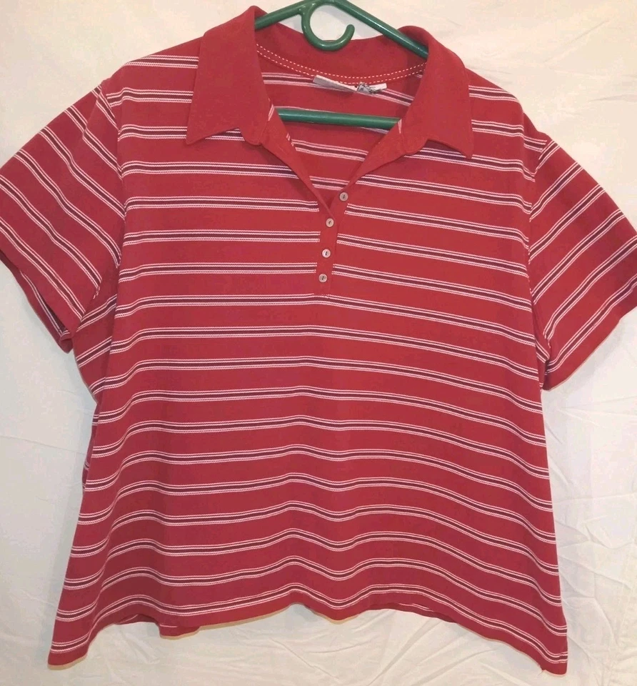 White Stag Womans Polo Sz 4X 26-28 - Image 1 of 4