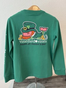 New L/S Vineyard Vines St. Patricks’s Day shirt SZ 6 - Picture 1 of 6