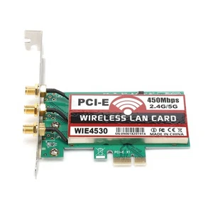 450Mbps Desktop Built In Wireless Network Card 2.4G/5G PCI-E Network Adapter FY - Afbeelding 1 van 8