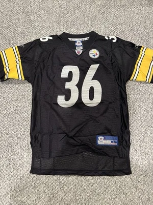 Camiseta deportiva juvenil Pittsburgh Steelers Jerome Bettis L negra Foto 1 de 3
